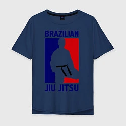 Мужская футболка оверсайз Brazilian Jiu jitsu