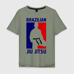 Мужская футболка оверсайз Brazilian Jiu jitsu