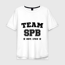 Мужская футболка оверсайз Team SPB est. 1703