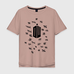 Мужская футболка оверсайз Doctor Who: Days