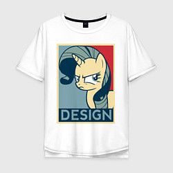 Мужская футболка оверсайз MLP: Design