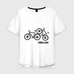 Мужская футболка оверсайз Bike Love
