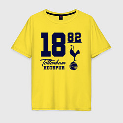 Футболка оверсайз мужская FC Tottenham 1882, цвет: желтый