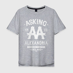 Футболка оверсайз мужская Asking Alexandria: England, цвет: меланж