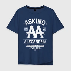 Мужская футболка оверсайз Asking Alexandria: England