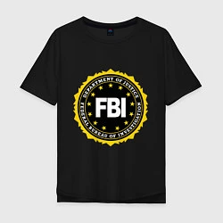 Мужская футболка оверсайз FBI Departament
