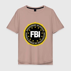 Мужская футболка оверсайз FBI Departament