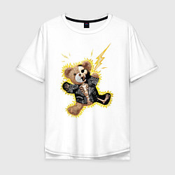 Мужская футболка оверсайз Electric Bear