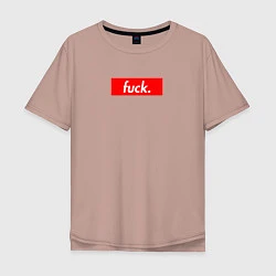 Мужская футболка оверсайз Fuck Supreme