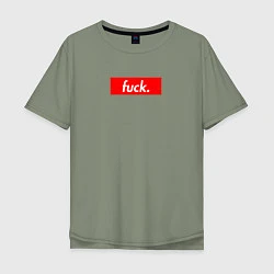 Мужская футболка оверсайз Fuck Supreme