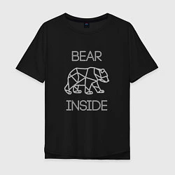 Мужская футболка оверсайз Bear Inside