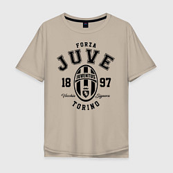 Футболка оверсайз мужская Forza Juve 1897: Torino, цвет: миндальный