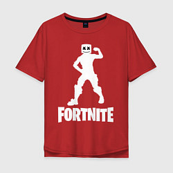 Футболка оверсайз мужская FORTNITE x MARSHMELLO, цвет: красный