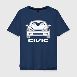 Мужская футболка оверсайз Honda Civic EK 6