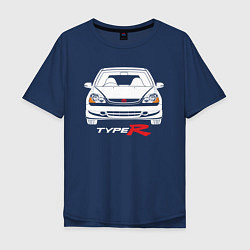 Мужская футболка оверсайз Honda Civic: Type R