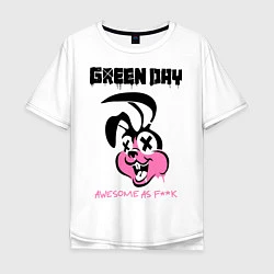 Мужская футболка оверсайз Green Day: Awesome as FCK