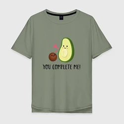 Мужская футболка оверсайз You Complete Me!