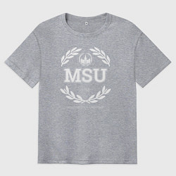Мужская футболка оверсайз MSU