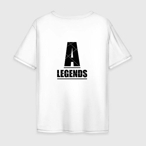 Мужская футболка оверсайз Apex Legends: Pathfinder / Белый – фото 2