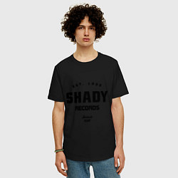 Футболка оверсайз мужская Shady records, цвет: черный — фото 2