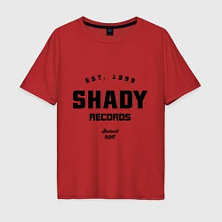 Мужская футболка оверсайз Shady records