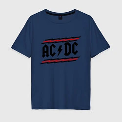 Мужская футболка оверсайз AC/DC Voltage