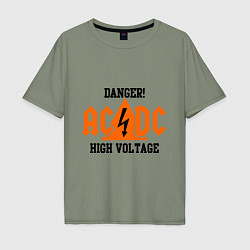 Мужская футболка оверсайз AC/DC: High Voltage