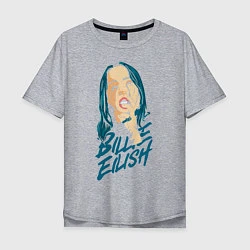 Мужская футболка оверсайз Billie Eilish: Dark Style
