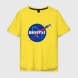 Мужская футболка оверсайз NASA Delorean 88 mph
