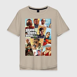 Мужская футболка оверсайз GTA 5: Stories