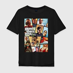 Мужская футболка оверсайз GTA 5: Stories