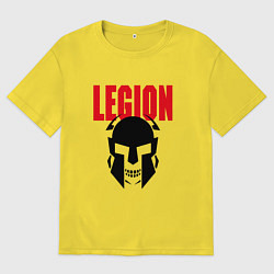 Мужская футболка оверсайз Легендарный римский воин