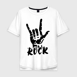 Мужская футболка оверсайз Real Rock