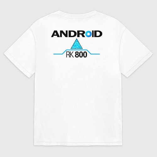 Мужская футболка оверсайз RK800 CONNOR / Белый – фото 2