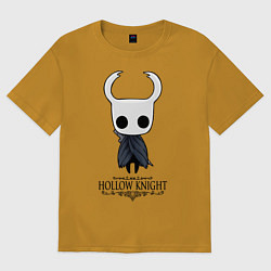 Футболка оверсайз мужская Hollow Knight, цвет: горчичный