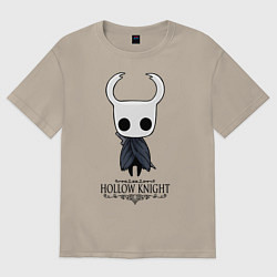 Футболка оверсайз мужская Hollow Knight, цвет: миндальный