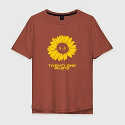 Мужская футболка оверсайз 21 Pilots: Sunflower