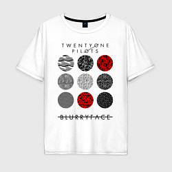 Мужская футболка оверсайз TOP: Blurryface