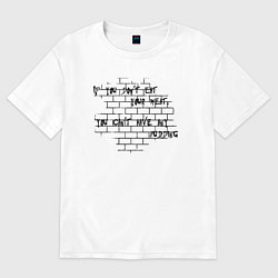 Футболка оверсайз мужская Pink Floyd, цвет: белый