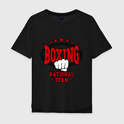 Мужская футболка оверсайз Boxing national team