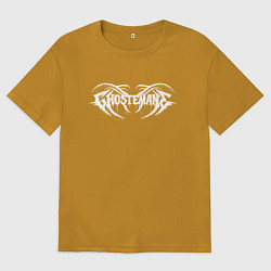 Футболка оверсайз мужская GHOSTEMANE, цвет: горчичный