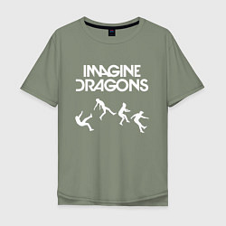 Мужская футболка оверсайз IMAGINE DRAGONS