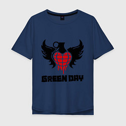 Мужская футболка оверсайз Green Day: Wings