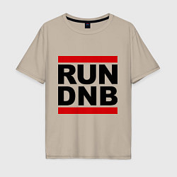 Мужская футболка оверсайз RUN DNB