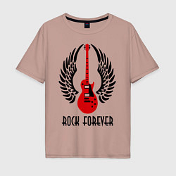 Мужская футболка оверсайз Rock forever