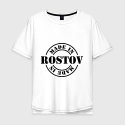 Мужская футболка оверсайз Made in Rostov
