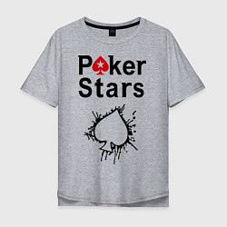 Мужская футболка оверсайз Poker Stars