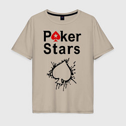 Мужская футболка оверсайз Poker Stars