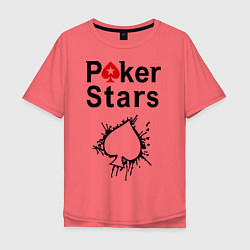 Мужская футболка оверсайз Poker Stars