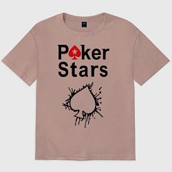 Мужская футболка оверсайз Poker Stars